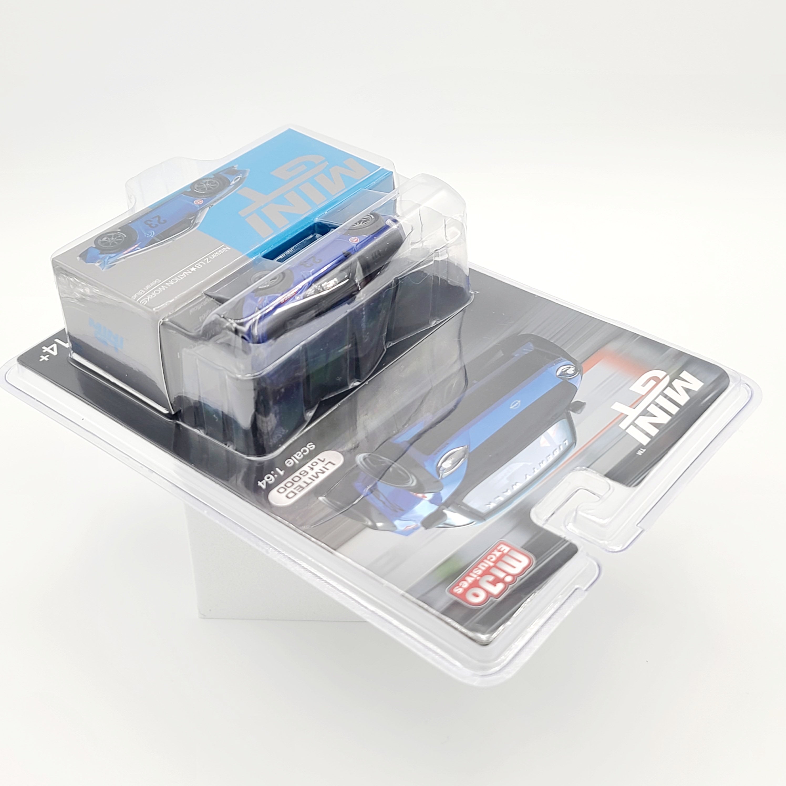 Mini GT Nissan Z LB*Nation Works - 1:64 scale, Seiran Blue LHD (2024 MIJO Exclusives - Limited Edition 1 of 6000)